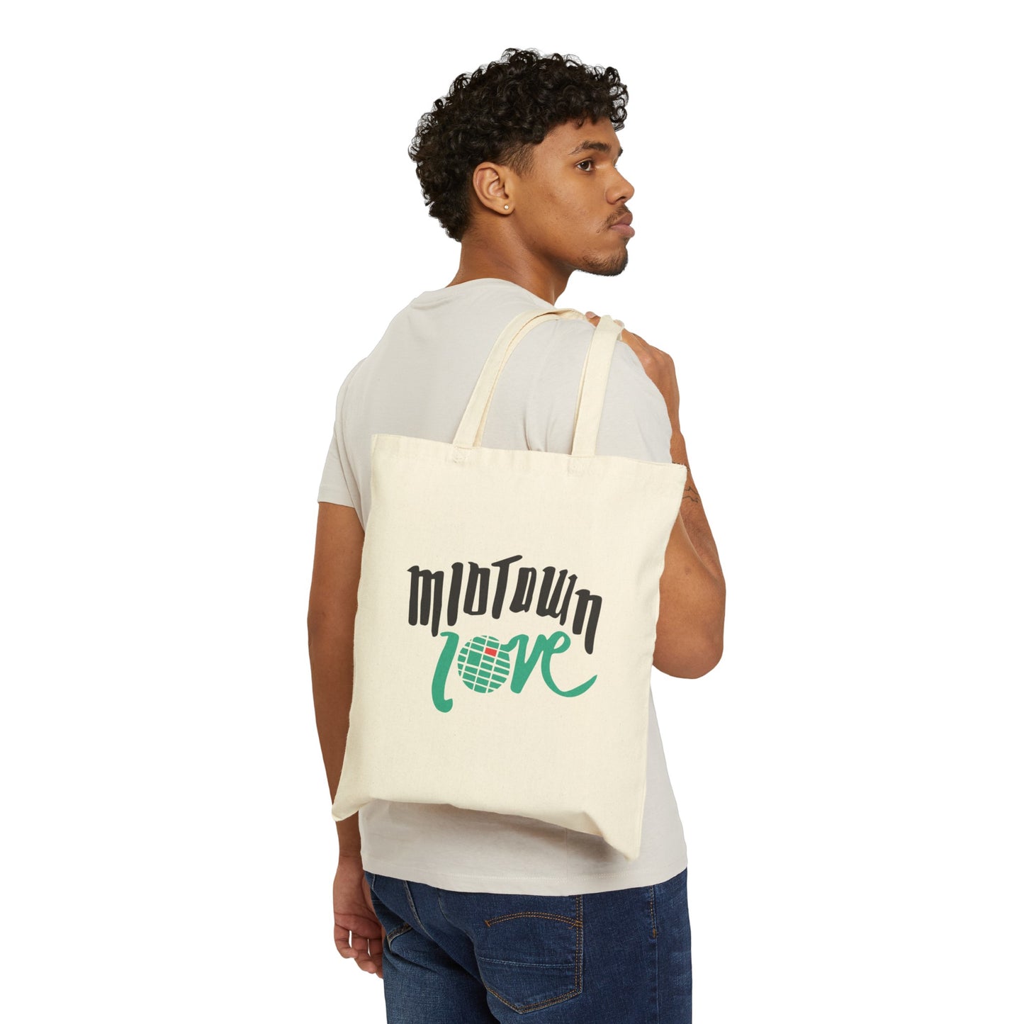 Midtown Love Cotton Canvas Tote Bag