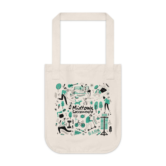Eco-Friendly Doodle Organic Canvas Tote